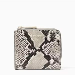 Kate Spade Snake print bifold wallet